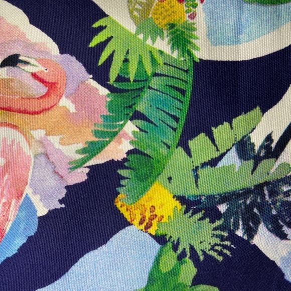 Talbots Tropical Print Cotton Blend Skirt 6 - Picture 7 of 9